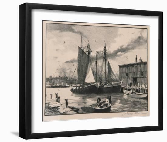 Fisherman's Haven-Gordon Grant-Framed Collectable Print