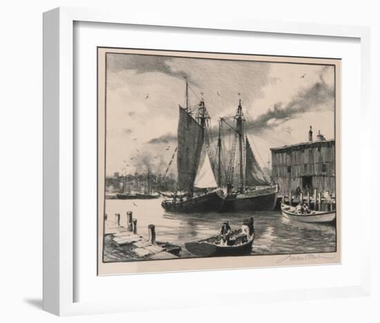 Fisherman's Haven-Gordon Grant-Framed Collectable Print