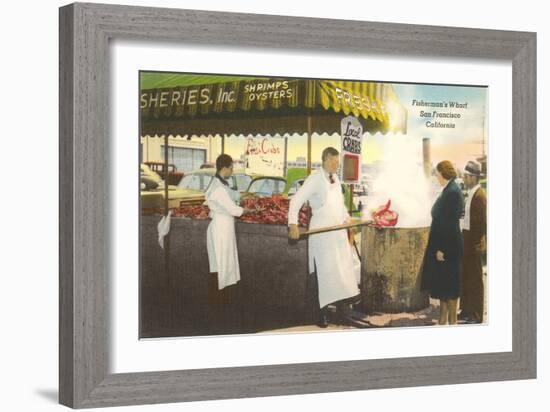 Fisherman's Wharf, San Francisco, California-null-Framed Art Print