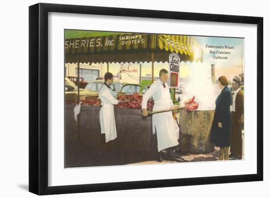 Fisherman's Wharf, San Francisco, California-null-Framed Art Print