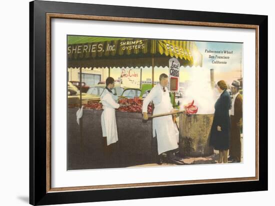 Fisherman's Wharf, San Francisco, California-null-Framed Art Print