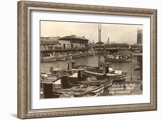Fisherman's Wharf, San Francisco, California-null-Framed Art Print