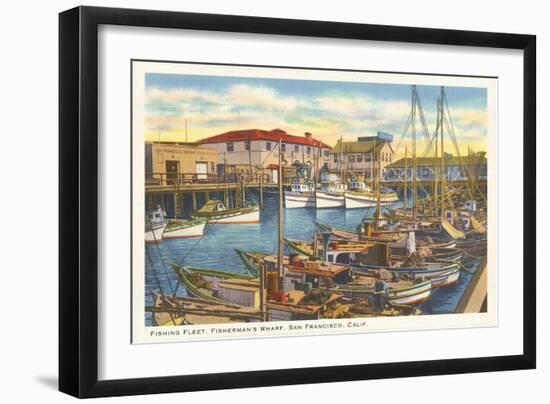 Fisherman's Wharf, San Francisco, California-null-Framed Art Print