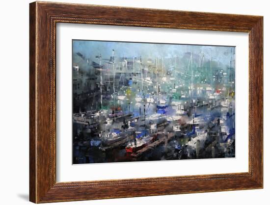 Fisherman’s Wharf-Mark Lague-Framed Art Print