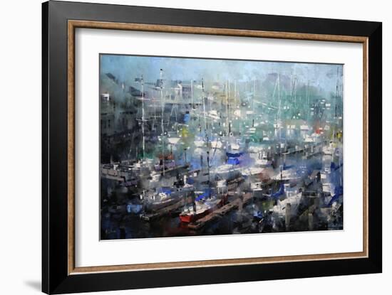 Fisherman’s Wharf-Mark Lague-Framed Art Print