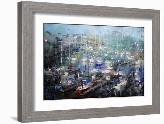 Fisherman’s Wharf-Mark Lague-Framed Art Print