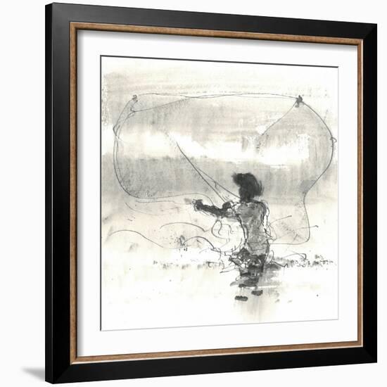 Fisherman, Sri Lanka, 2015-Lincoln Seligman-Framed Giclee Print