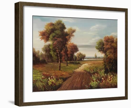 Fisherman Trail-Lazzara-Framed Art Print