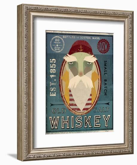 Fisherman VIII Old Salt Whiskey-Ryan Fowler-Framed Art Print