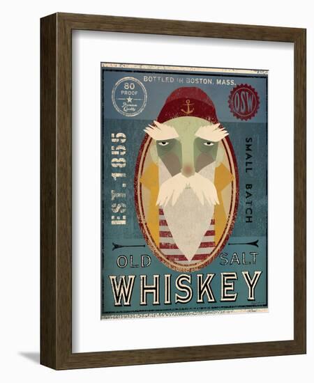 Fisherman VIII Old Salt Whiskey-Ryan Fowler-Framed Art Print