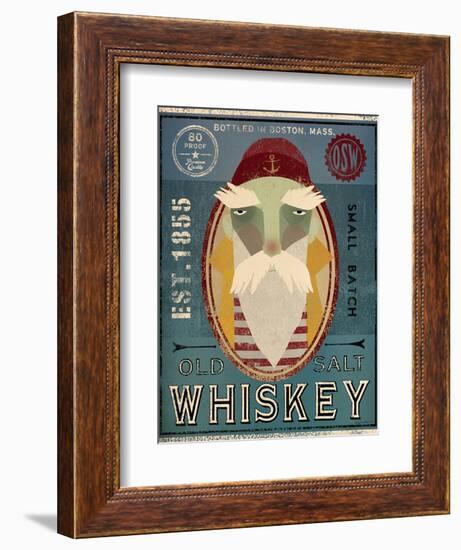 Fisherman VIII Old Salt Whiskey-Ryan Fowler-Framed Art Print