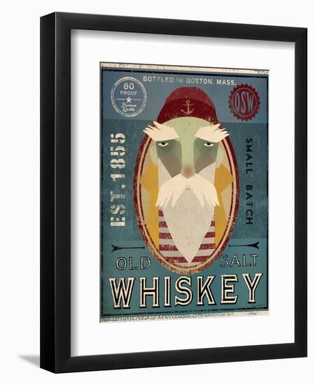 Fisherman VIII Old Salt Whiskey-Ryan Fowler-Framed Art Print