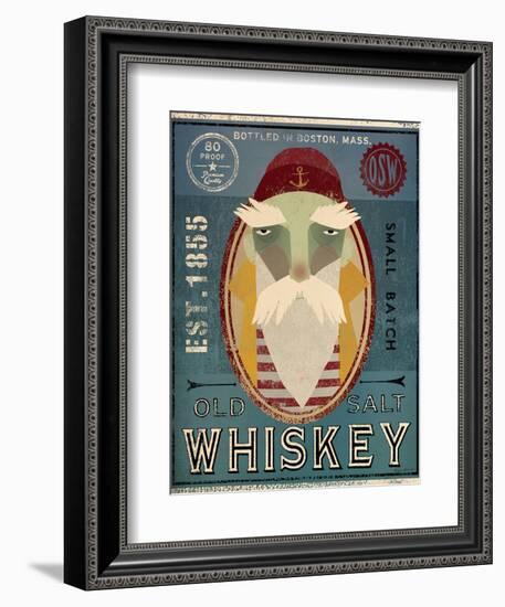 Fisherman VIII Old Salt Whiskey-Ryan Fowler-Framed Art Print