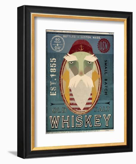 Fisherman VIII Old Salt Whiskey-Ryan Fowler-Framed Art Print