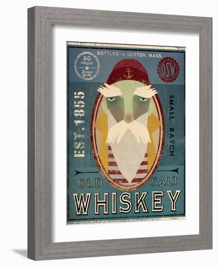 Fisherman VIII Old Salt Whiskey-Ryan Fowler-Framed Art Print
