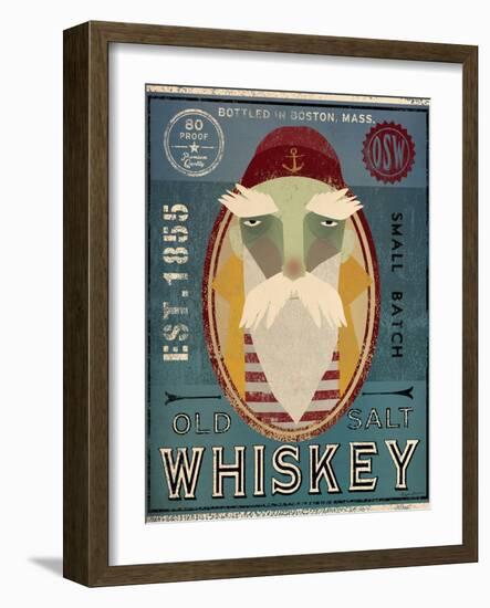 Fisherman VIII Old Salt Whiskey-Ryan Fowler-Framed Art Print