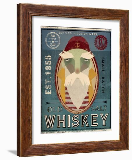 Fisherman VIII Old Salt Whiskey-Ryan Fowler-Framed Art Print