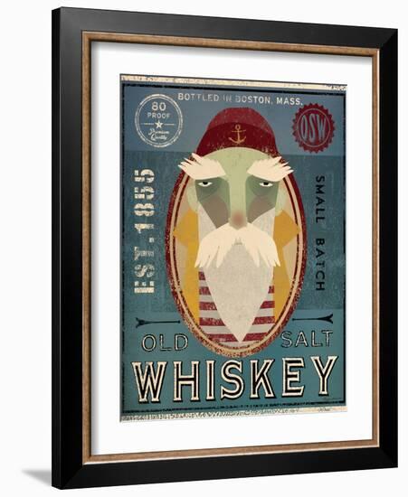 Fisherman VIII Old Salt Whiskey-Ryan Fowler-Framed Art Print