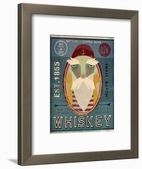 Fisherman VIII Old Salt Whiskey-Ryan Fowler-Framed Premium Giclee Print