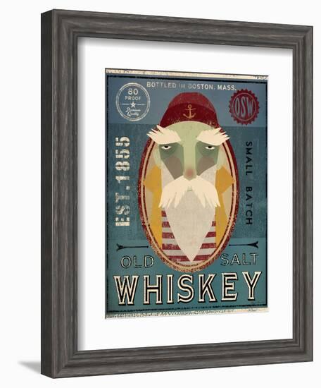 Fisherman VIII Old Salt Whiskey-Ryan Fowler-Framed Premium Giclee Print