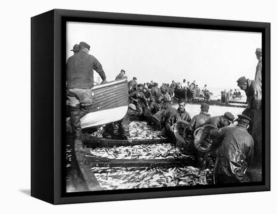 Fisherman with their Catch, C.1890-null-Framed Premier Image Canvas