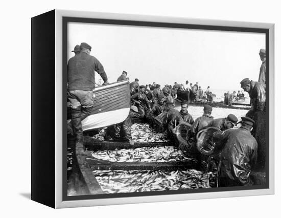 Fisherman with their Catch, C.1890-null-Framed Premier Image Canvas