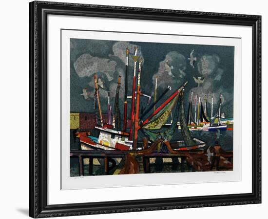 Fisherman-Millard Owen Sheets-Framed Collectable Print