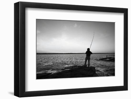 Fisherman-Stephen Gassman-Framed Art Print