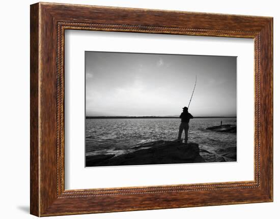 Fisherman-Stephen Gassman-Framed Art Print