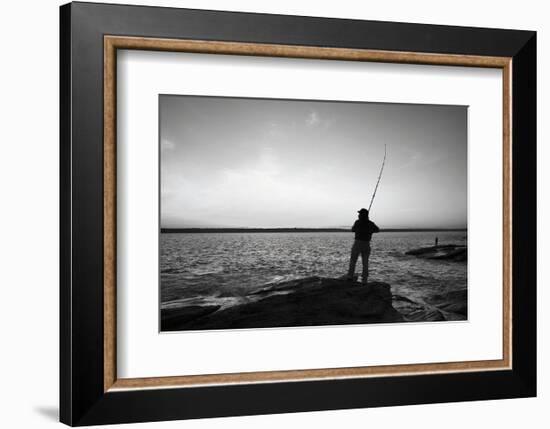 Fisherman-Stephen Gassman-Framed Art Print