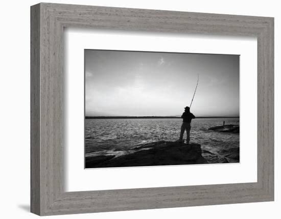 Fisherman-Stephen Gassman-Framed Art Print