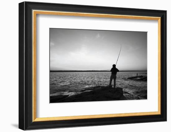 Fisherman-Stephen Gassman-Framed Art Print