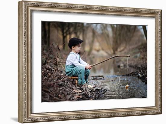 Fisherman-Tatyana Tomsickova-Framed Photographic Print