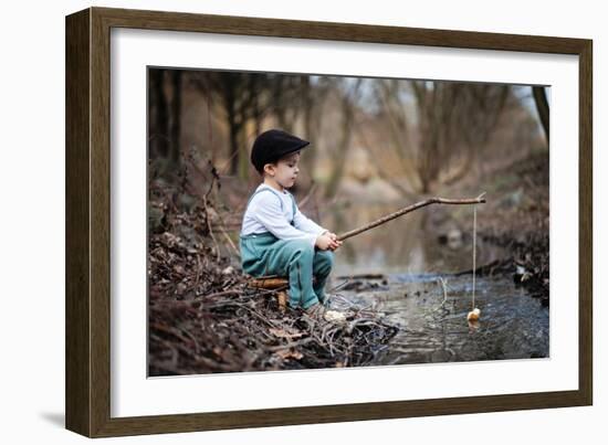 Fisherman-Tatyana Tomsickova-Framed Photographic Print