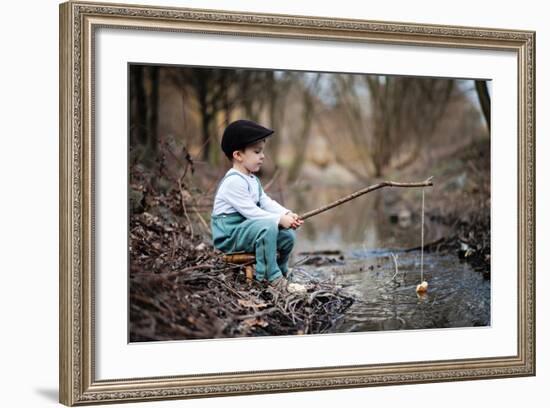 Fisherman-Tatyana Tomsickova-Framed Photographic Print