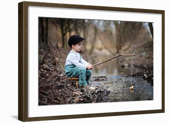 Fisherman-Tatyana Tomsickova-Framed Photographic Print