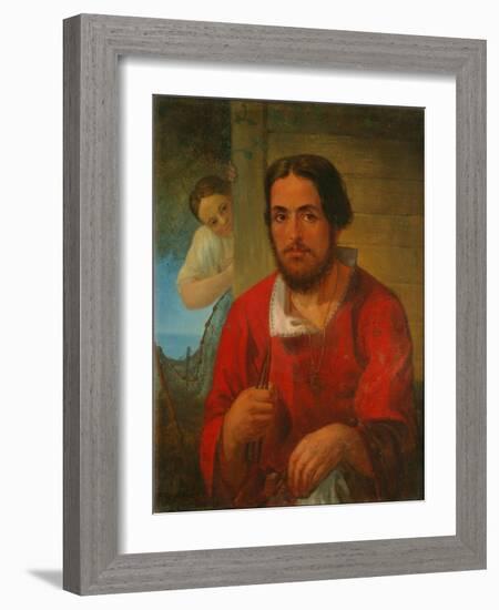 Fisherman-Pyotr Zakharovich Zakharov-Framed Giclee Print