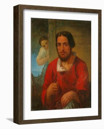 Fisherman-Pyotr Zakharovich Zakharov-Framed Giclee Print