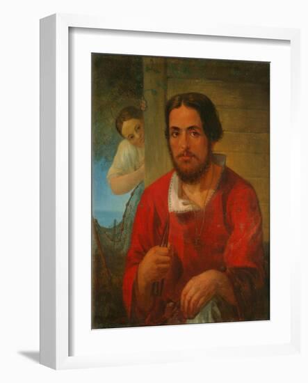 Fisherman-Pyotr Zakharovich Zakharov-Framed Giclee Print