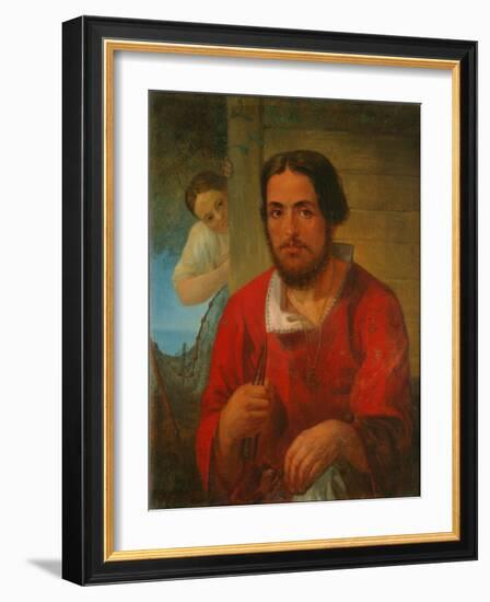 Fisherman-Pyotr Zakharovich Zakharov-Framed Giclee Print