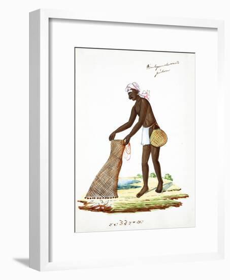 Fisherman-null-Framed Giclee Print
