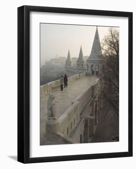 Fishermans Bastion, Castle Hill Area, Budapest, Hungary-Christian Kober-Framed Photographic Print