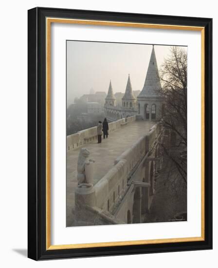 Fishermans Bastion, Castle Hill Area, Budapest, Hungary-Christian Kober-Framed Photographic Print