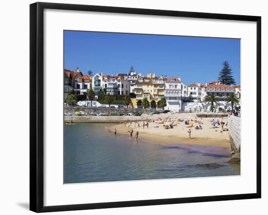 Fishermans Beach, Cascais, Portugal, Europe-Jeremy Lightfoot-Framed Photographic Print