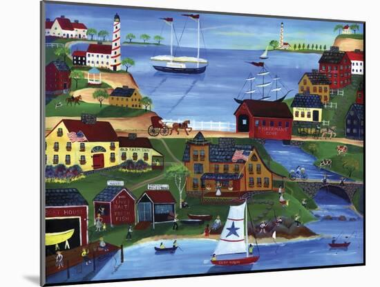 Fishermans Cove-Cheryl Bartley-Mounted Giclee Print