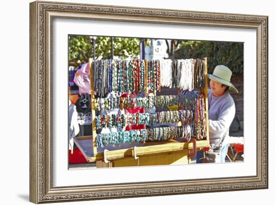 Fishermans Wharf Street vendor Booth, San Francisco, California-Anna Miller-Framed Photographic Print