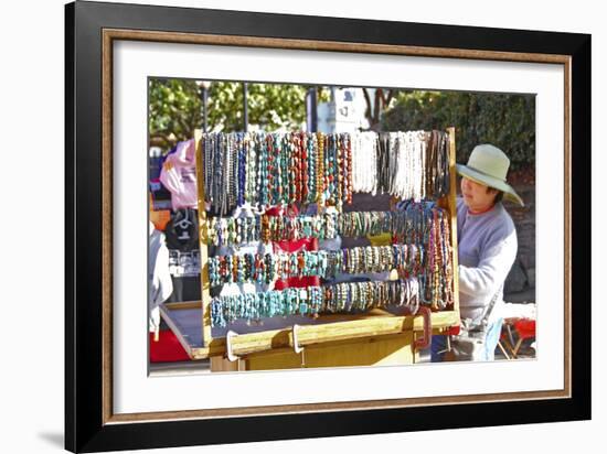 Fishermans Wharf Street vendor Booth, San Francisco, California-Anna Miller-Framed Photographic Print