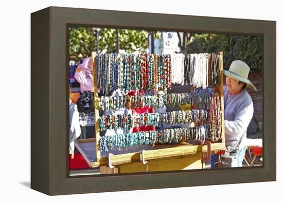 Fishermans Wharf Street vendor Booth, San Francisco, California-Anna Miller-Framed Premier Image Canvas