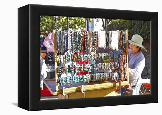 Fishermans Wharf Street vendor Booth, San Francisco, California-Anna Miller-Framed Premier Image Canvas