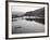 Fishermen and Historic Bridge, Iwakuni, Japan-Walter Bibikow-Framed Photographic Print